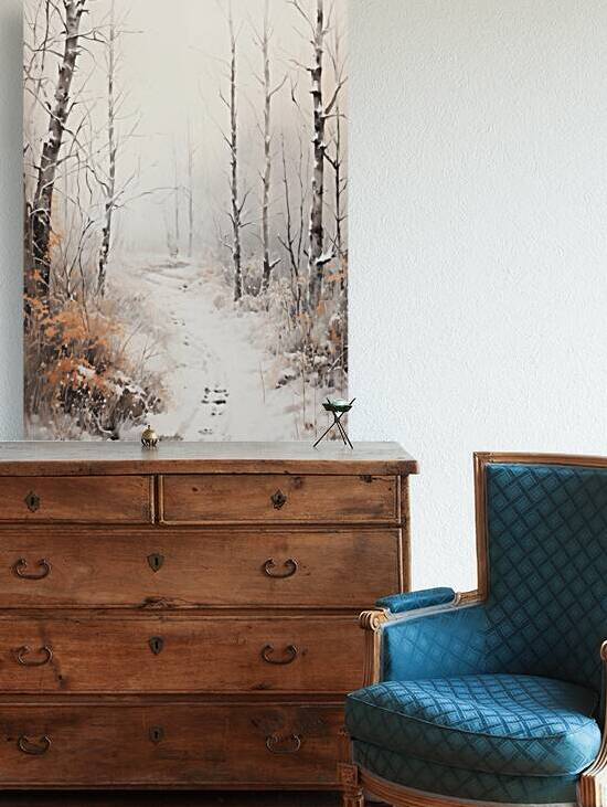 Snowy Path by In Art Nest