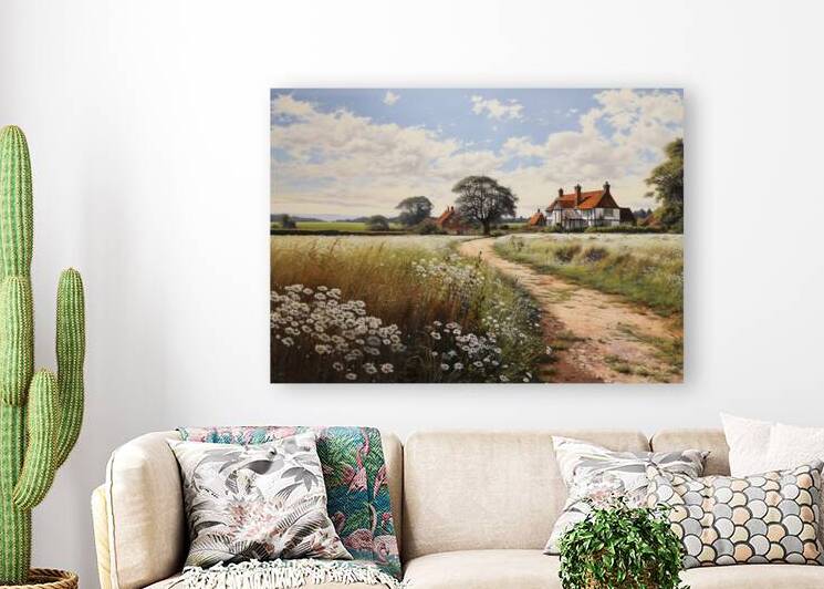 Idyllic Landscape by In Art Nest