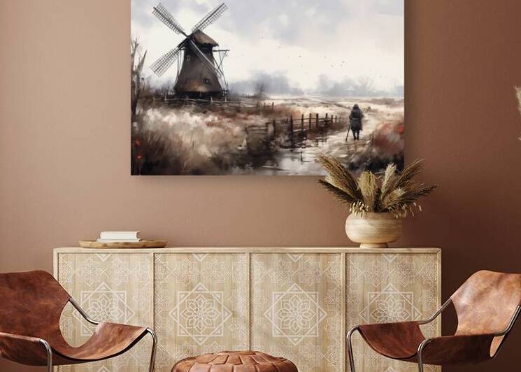 Mysterious Windmill by In Art Nest