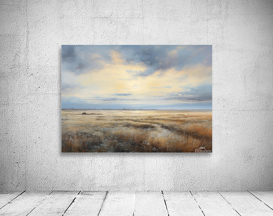 Sun above the field Wall Preview
