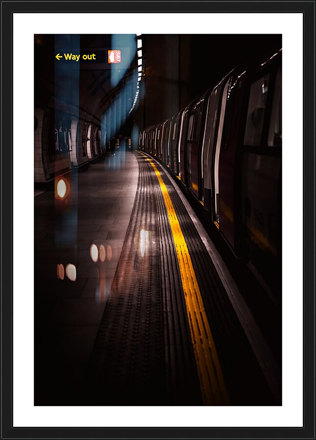 Way out Picture Frame print