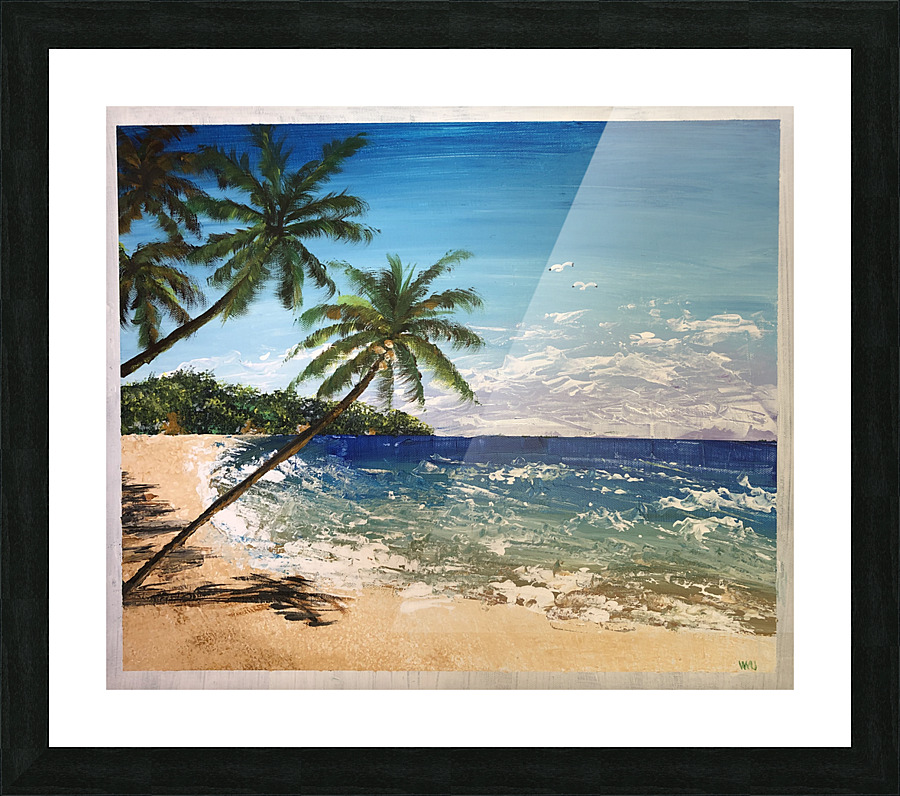 Lifes a Beach Picture Frame print