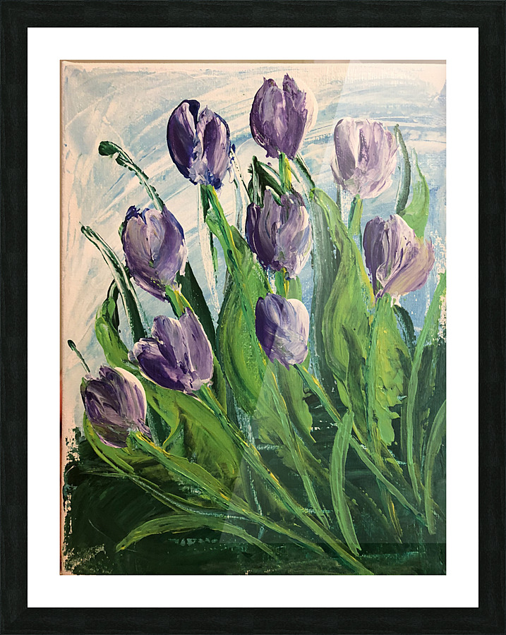Tulips for Uncle Gary Picture Frame print