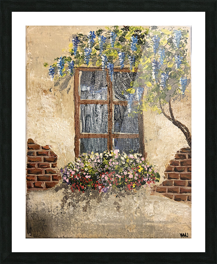 View Into the Window Picture Frame print