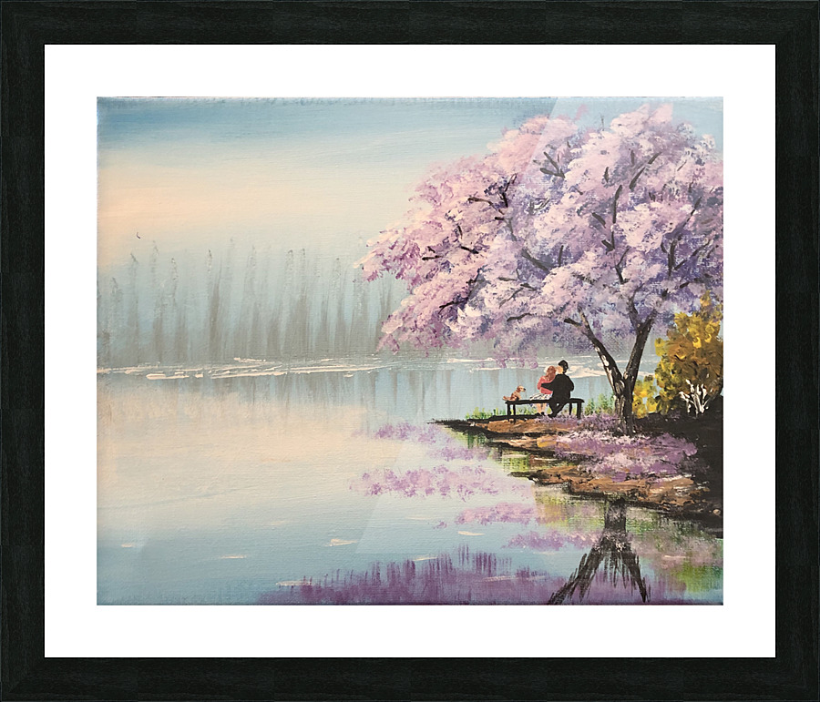A Romantic Interlude Picture Frame print
