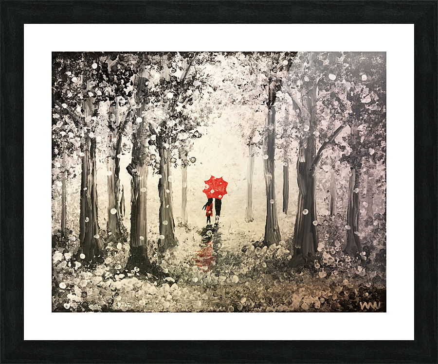 Trees in the Snow Picture Frame print