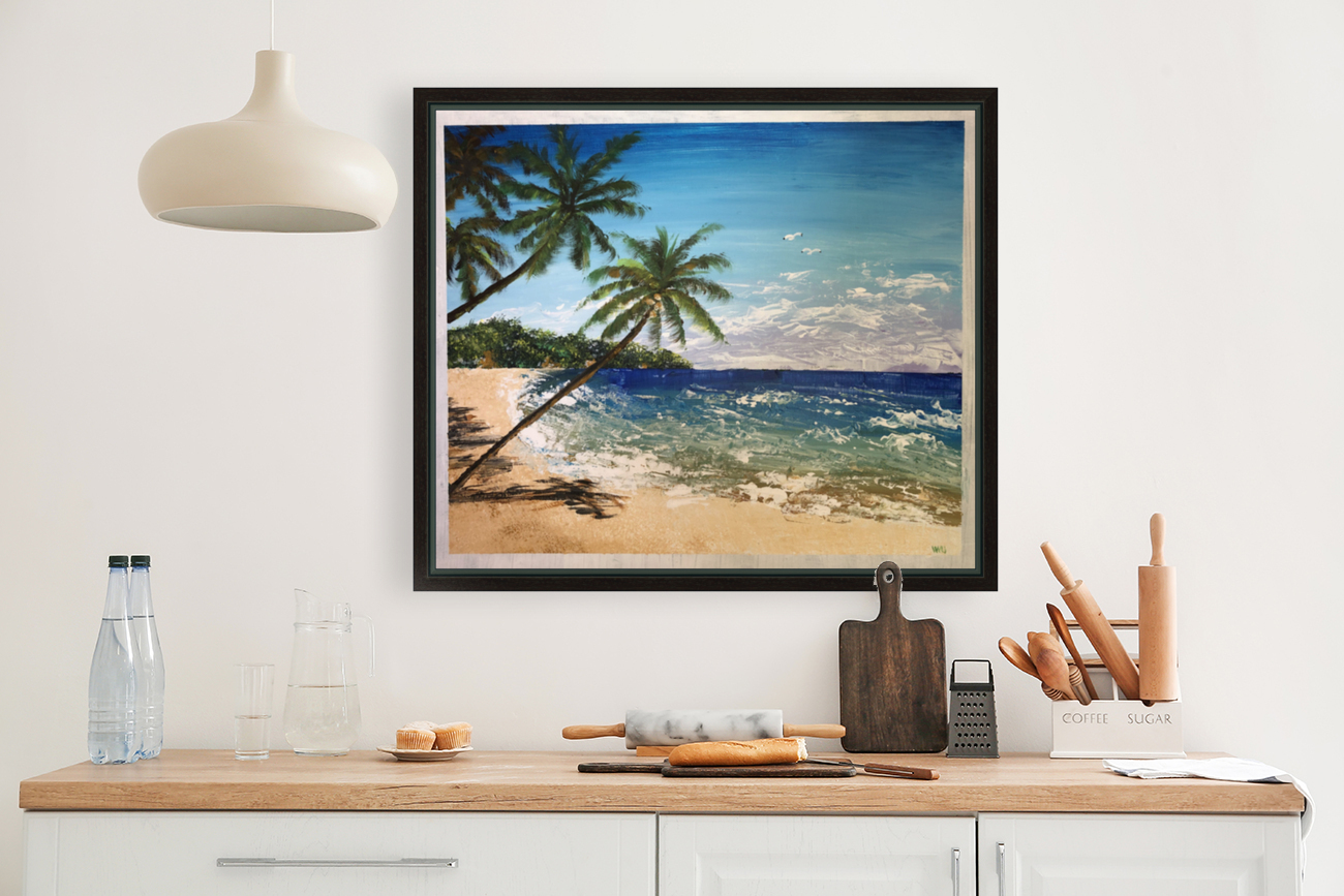Lifes a Beach Reproduction