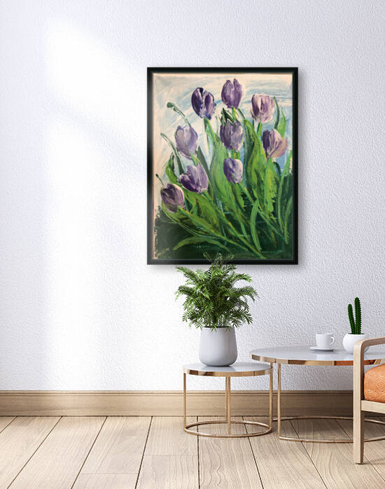 Tulips for Uncle Gary Reproduction