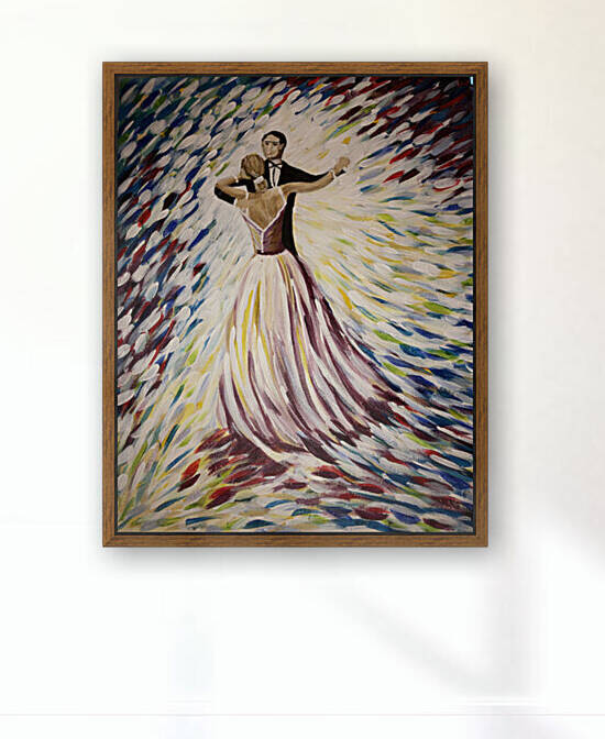 Couple Dancing Reproduction