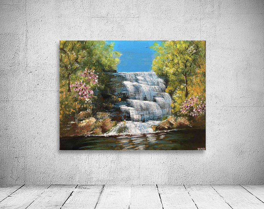 Waterfall in the Fall Wall Preview