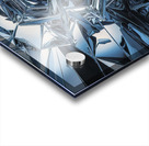 3d abstract background featuring a complex fragme Acrylic print
