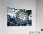 3d abstract background featuring a complex fragme Acrylic Print