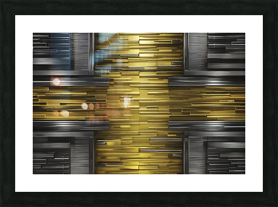 abstract digital artwork background 3 Picture Frame print