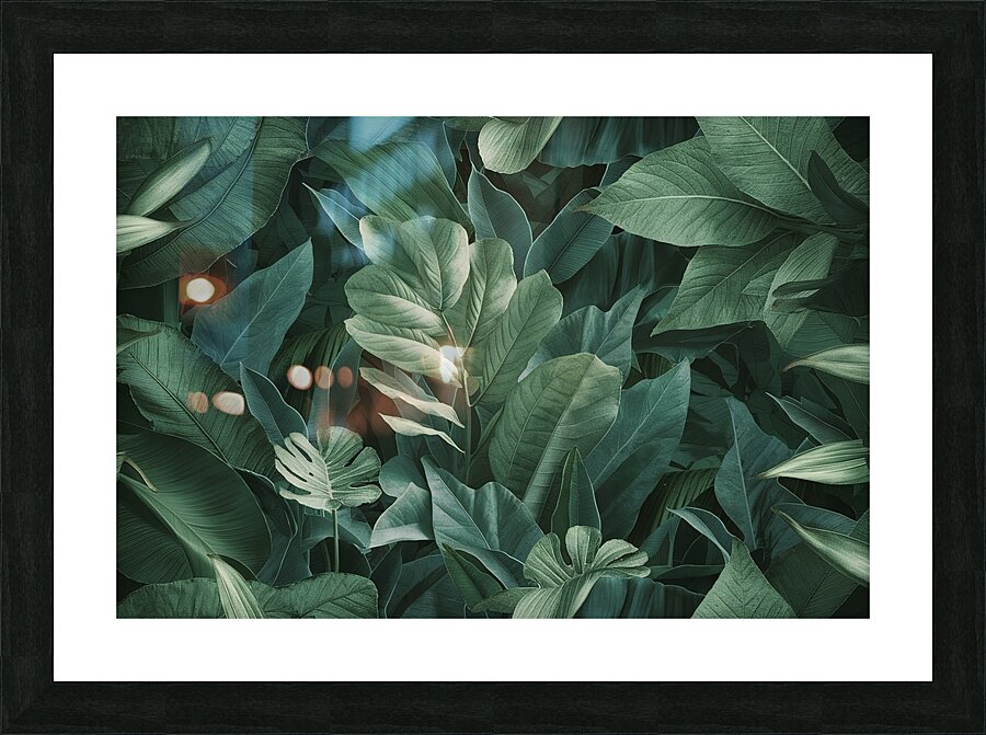 Leaf texture background Picture Frame print