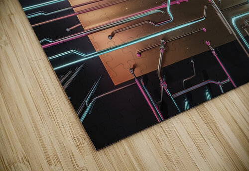 uturistic and abstract digital  background 3 Alin Cojocaru puzzle