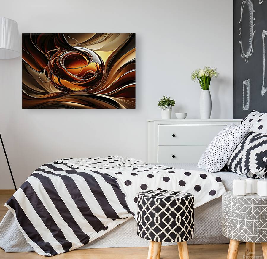 A captivating abstract background that captures t Reproduction