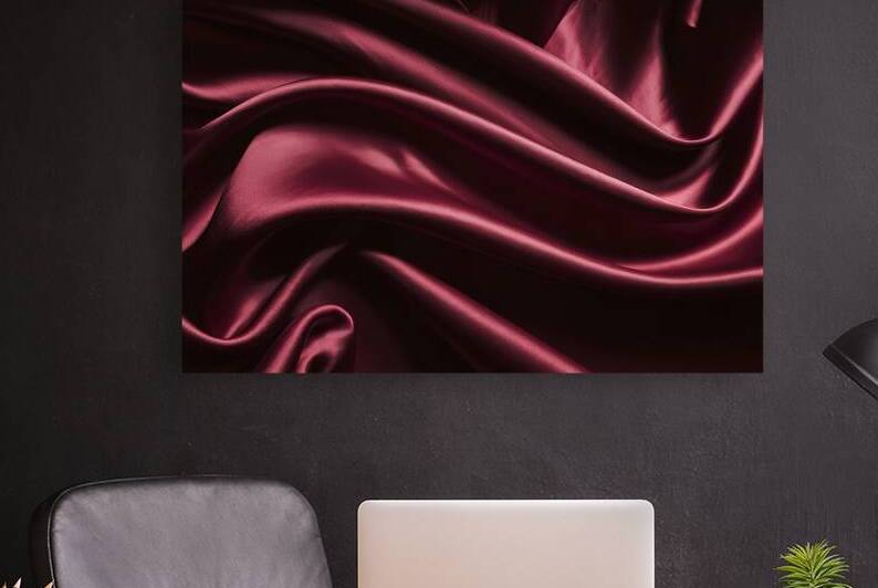 a rich deep red silk or satin material 2 by Alin Cojocaru