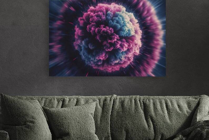 slow motion explosion featuring a vibrant swirl o by Alin Cojocaru