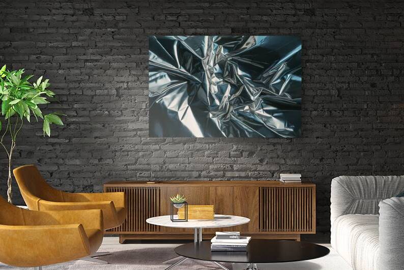 background of a crumpled metallic surface 2 by Alin Cojocaru