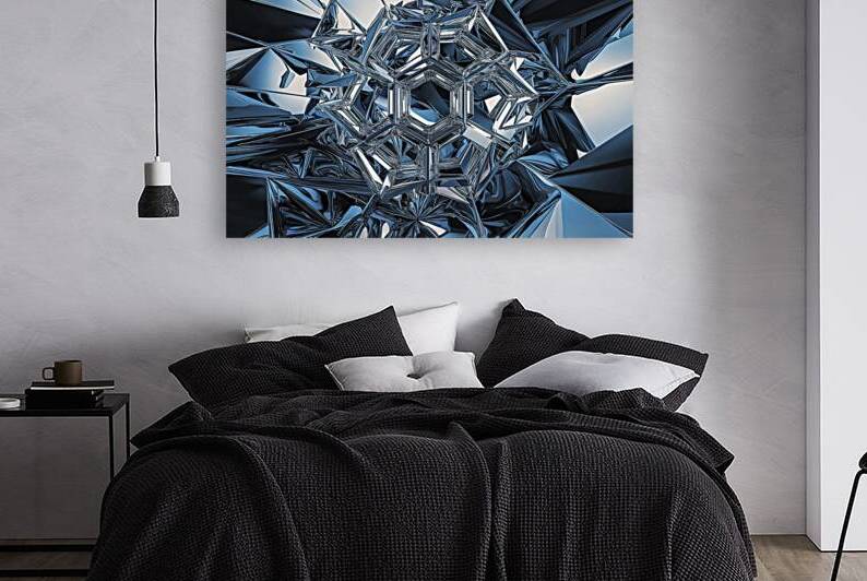 3d abstract background featuring a complex fragme by Alin Cojocaru