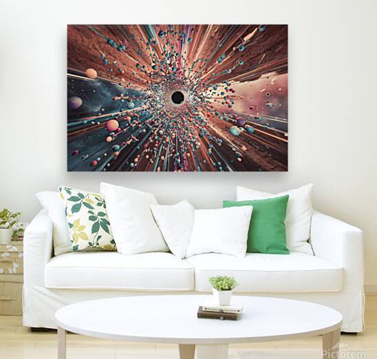 slow motion explosion featuring a vibrant swirl o by Alin Cojocaru