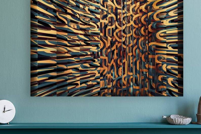 striking abstract image featuring a patterned gla by Alin Cojocaru