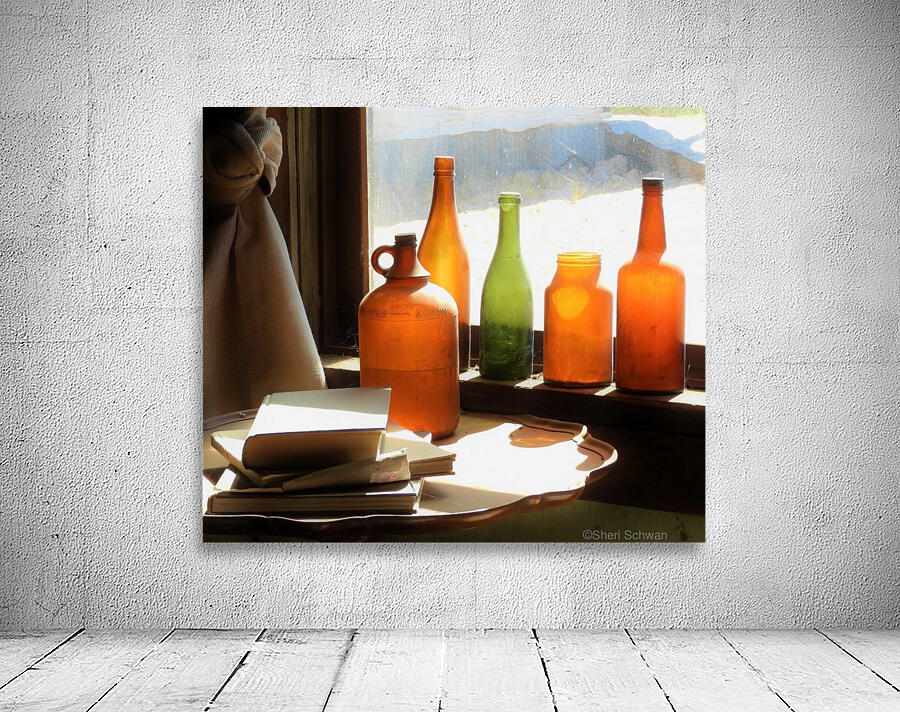 Dusty Bottles Wall Preview
