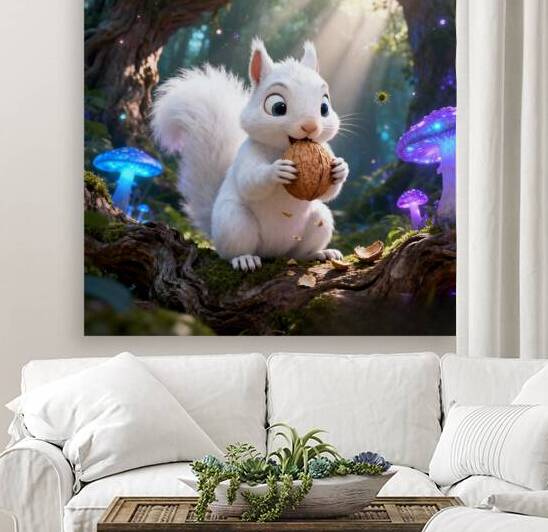 dreamina 2025 12 02 6560 A pure white squirrel wi by fifi