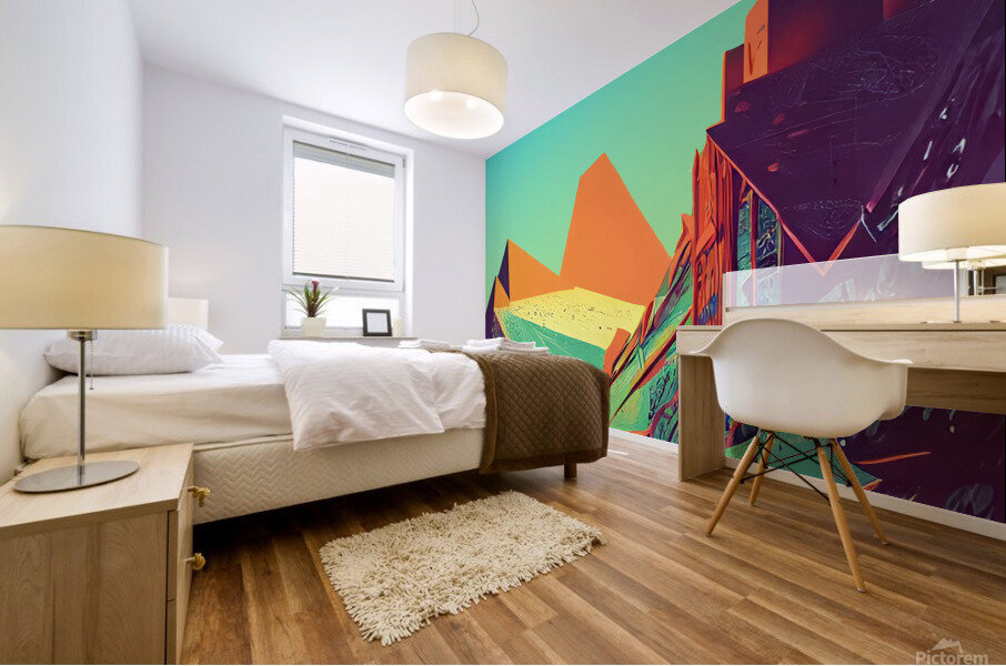 ReflectingFondly Mural print