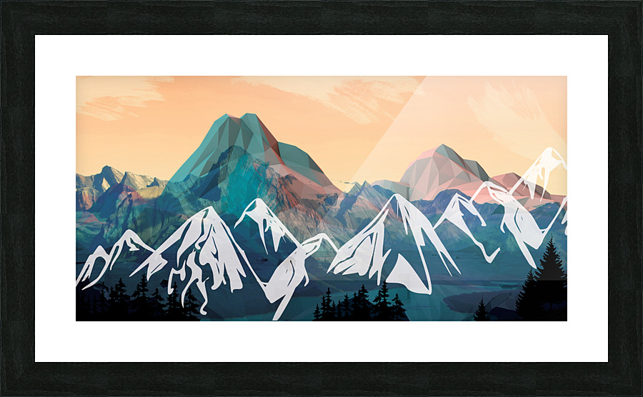 Sunset Over Jasper Picture Frame print