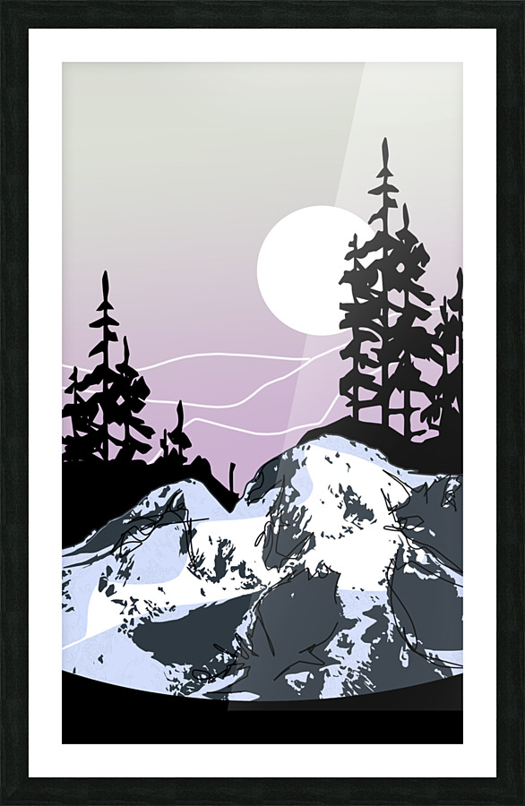 Frosty Air Picture Frame print
