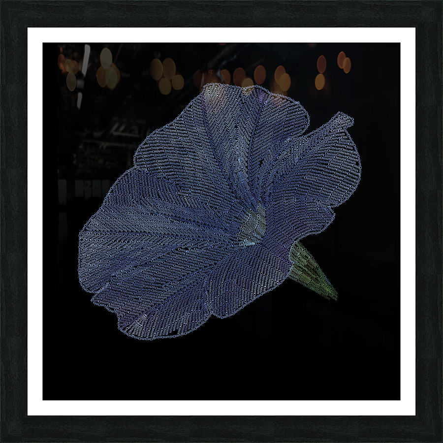 Petunia Picture Frame print