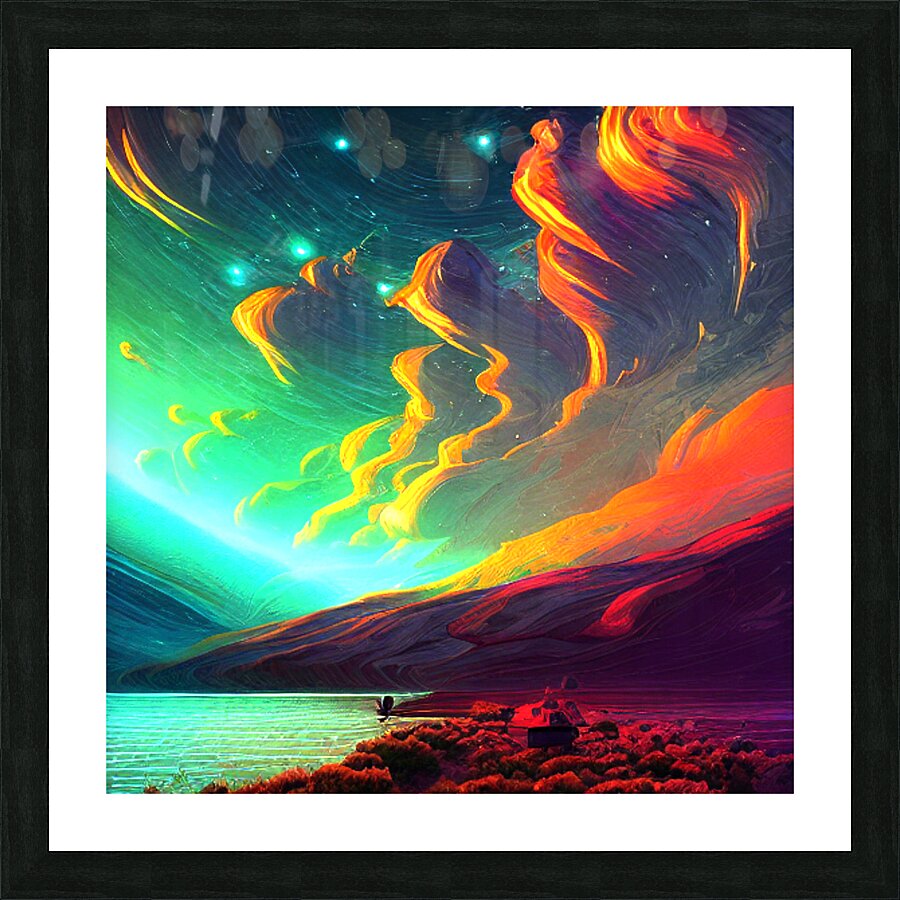 Galactic Serenity Picture Frame print