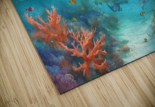 jewel of Tranquility: Discovering the Beauty of Nature in the Maldives Artful Haven puzzle