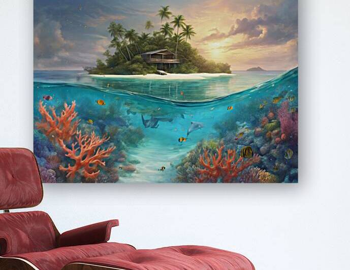 jewel of Tranquility: Discovering the Beauty of Nature in the Maldives by Artful Haven