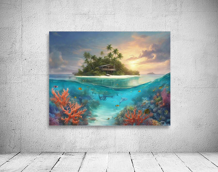 jewel of Tranquility: Discovering the Beauty of Nature in the Maldives Wall Preview