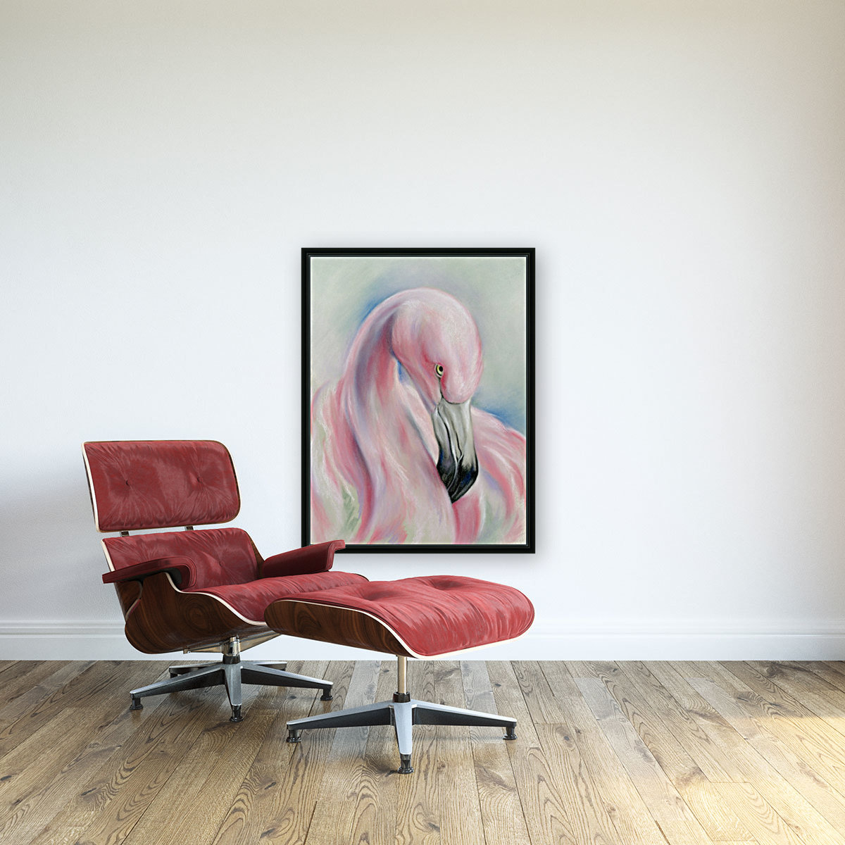 Coy Flamingo Reproduction
