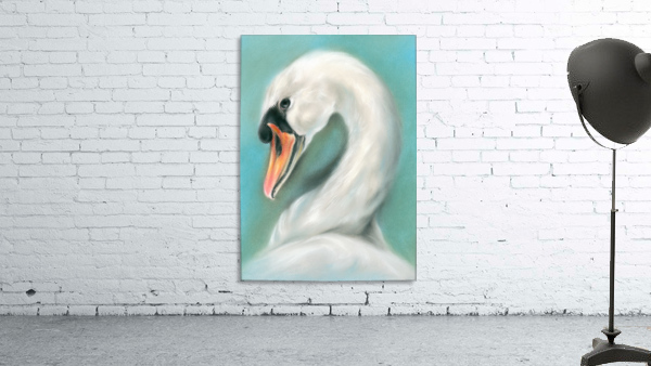 White Swan Portrait Wall Preview