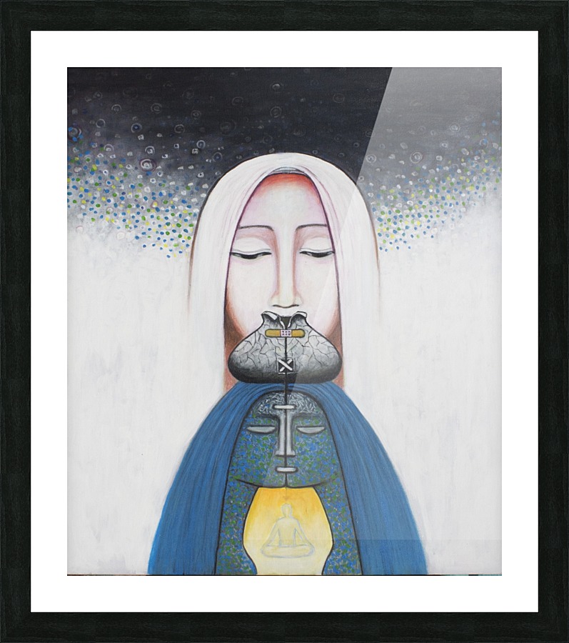 Soul chakra Picture Frame print