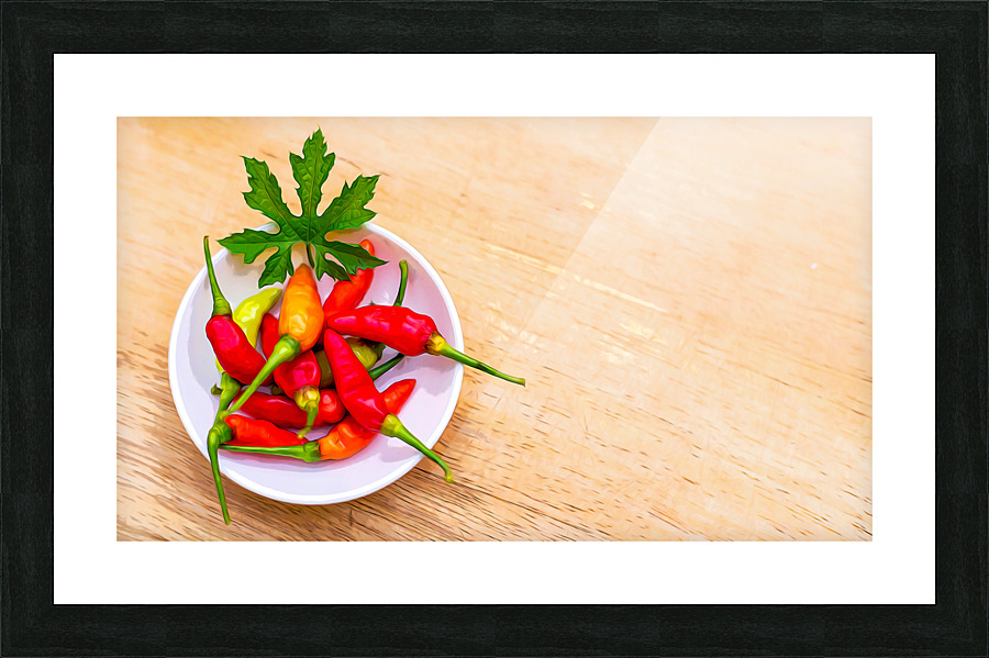 Red Chillies Picture Frame print
