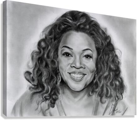 Oprah  Canvas Print