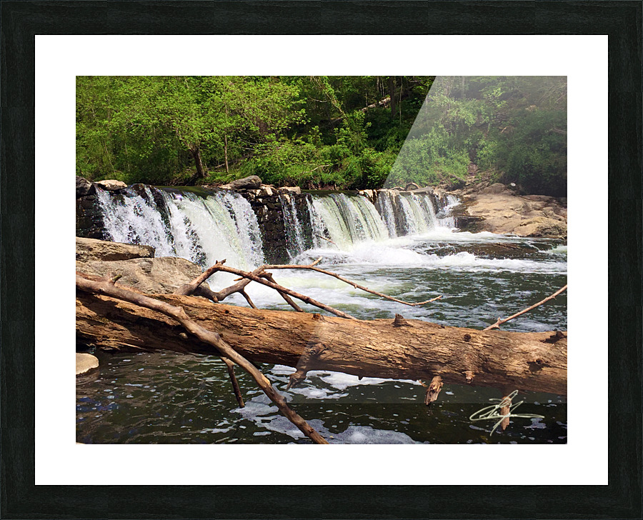 Tranquil Falls 3 Picture Frame print