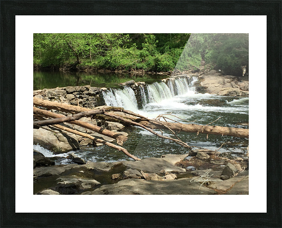 Tranquil Falls 2 Picture Frame print