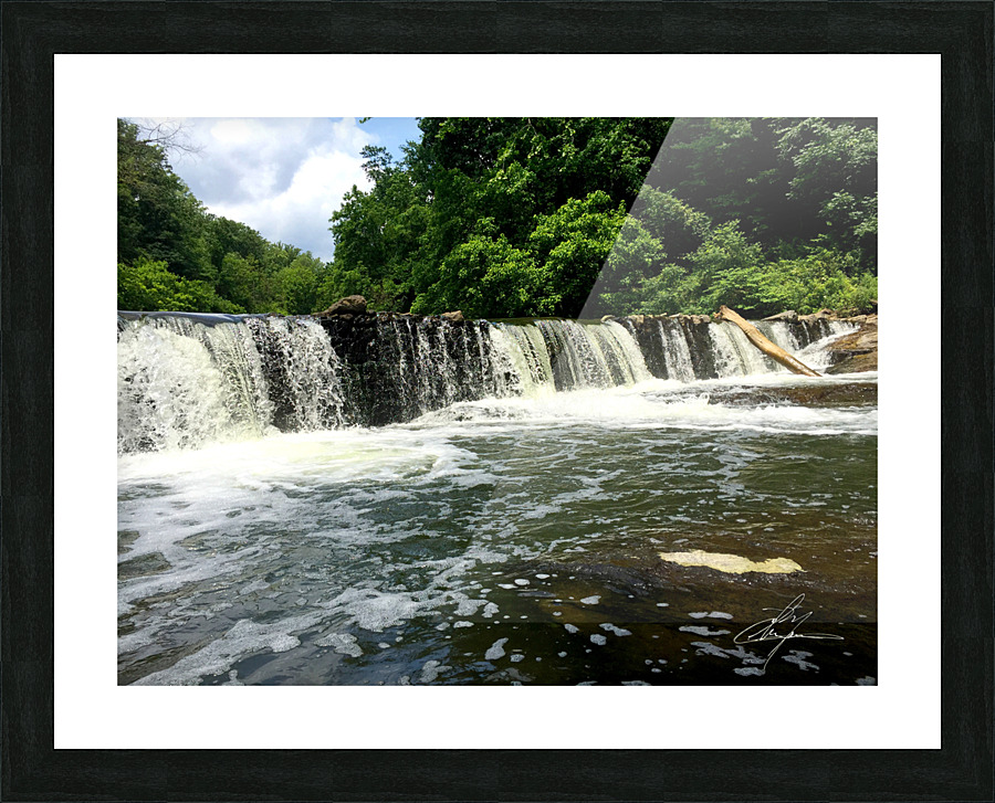 Tranquil Falls 4 Picture Frame print