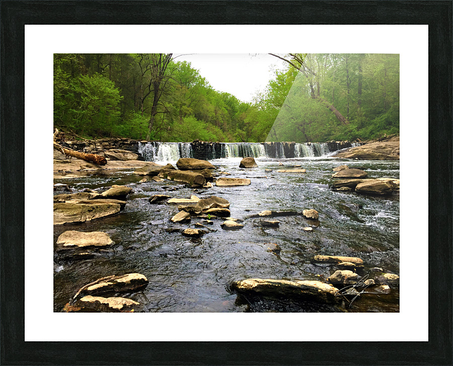 Tranquil Falls 5 Picture Frame print