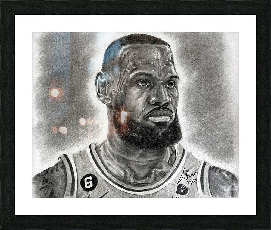 LeBron  Picture Frame print