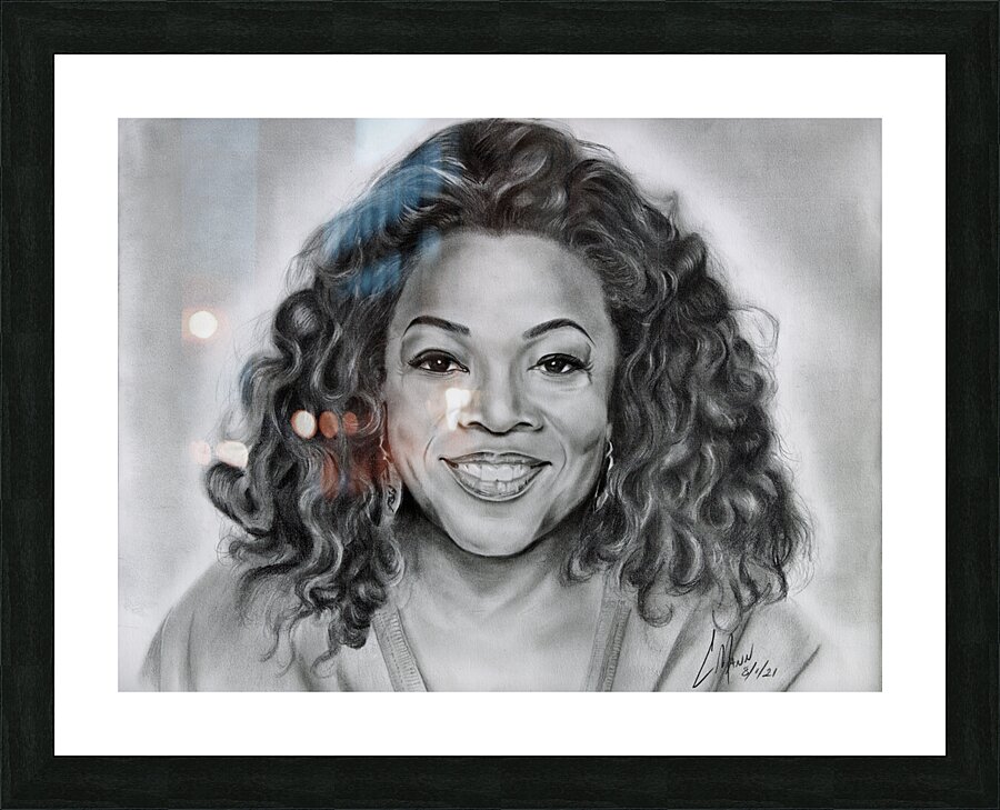Oprah  Picture Frame print