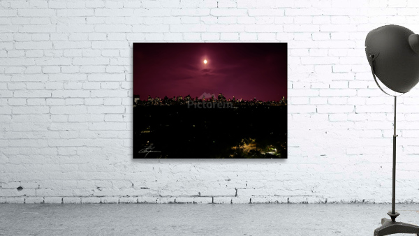 Ruby Sky at Night Wall Preview