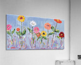 Rainbow Row Acrylic Print