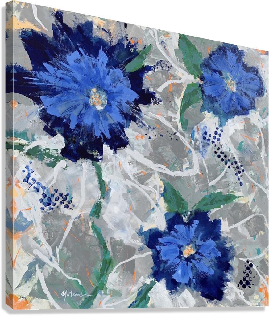 Hey Blue II Canvas Print